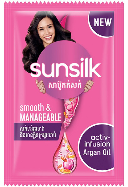 ゆり　Sunsilk Smooth & Manageable 10本 Sunsilk Smooth & Manageable Shampoo 520ml pack of 2 bottles