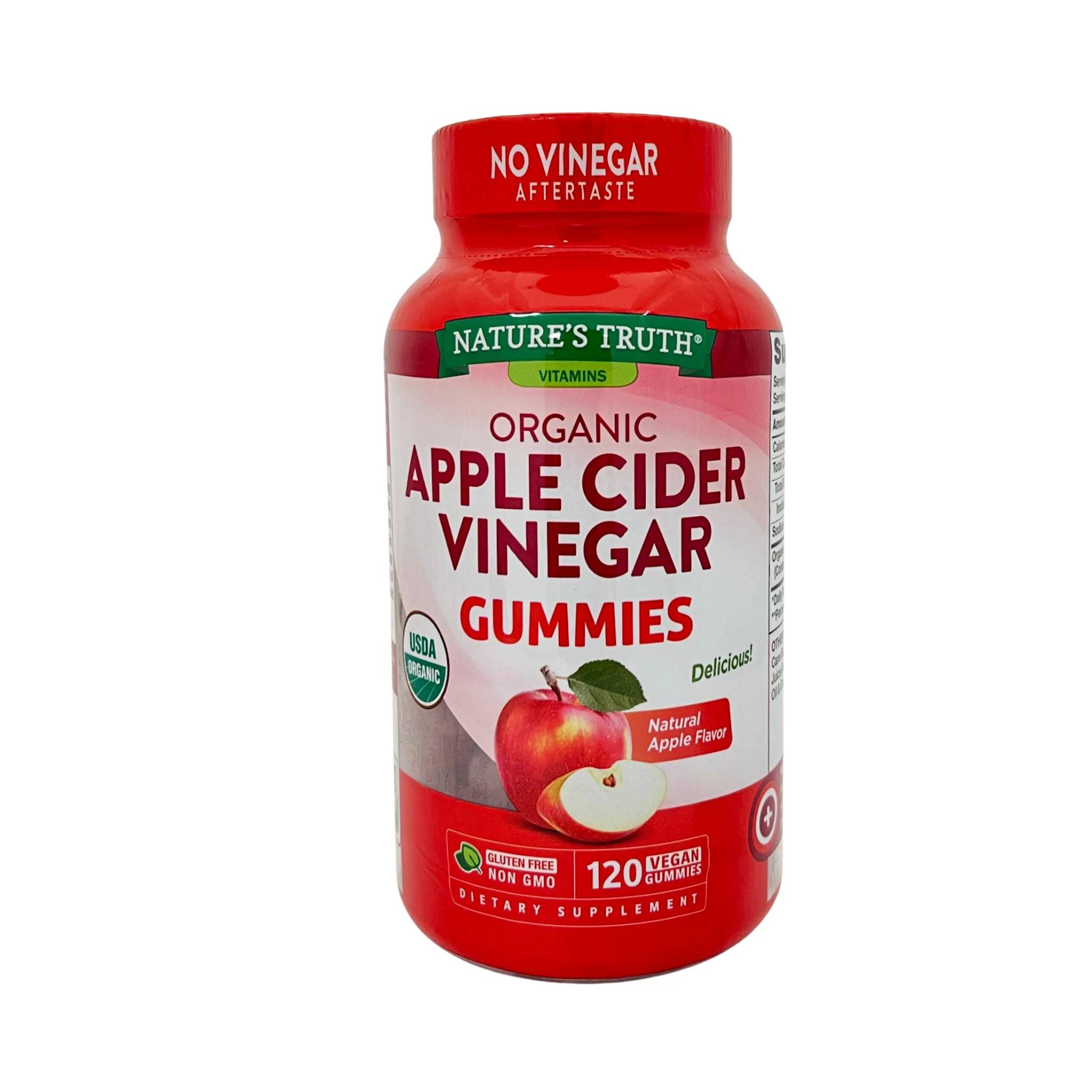 Nature's Truth Organic Apple Cider Vinegar Gummies 120 Count/ DLC: Mai25 main image 1