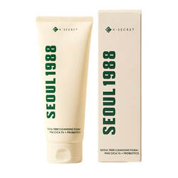 K-SECRET SEOUL 1988 Cleansing Foam : Pine Cica 1% + Probiotics-150ml