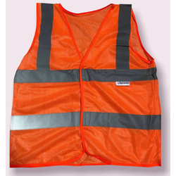 អាវពន្លឺសុវត្ថិភាព 3M ពណ៌ទឹកក្រូច ចំណាំងផ្លាតពណ៌ប្រាក់