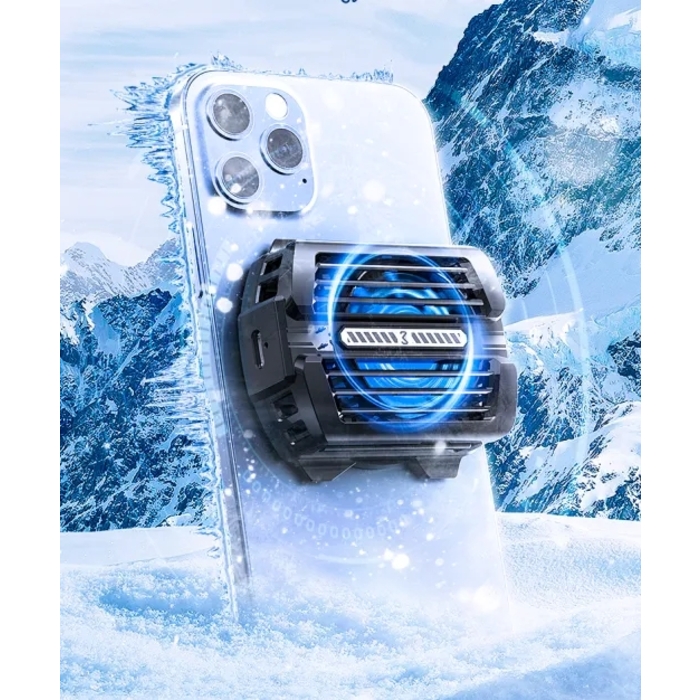(Fan Cooling)ម៉ាស៊ីនត្រជាក់ប្រើជាមួយទូរស័ព្ទ Ipad Tablet មានថ្មស្រាប់
