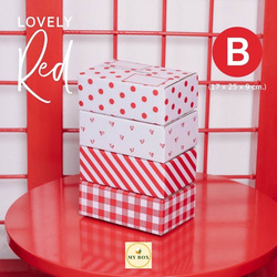 #R004 Lovely Red Box 17x25x9cm - 1 Set (20PCS)
