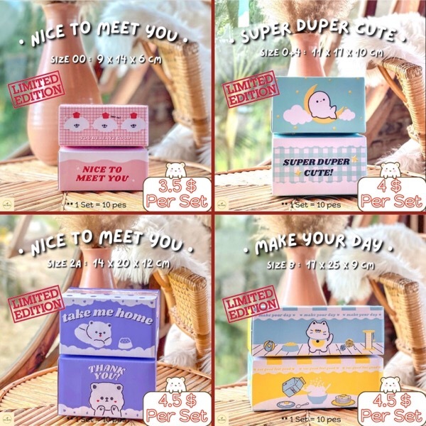 #L03 Make Your Day Box Size B - 1 Set (10PCS)