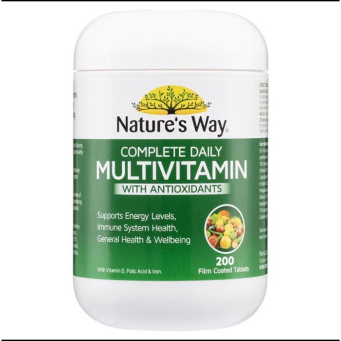 Natures’s Way Multivitamin with Antioxidants 200 Tablets 