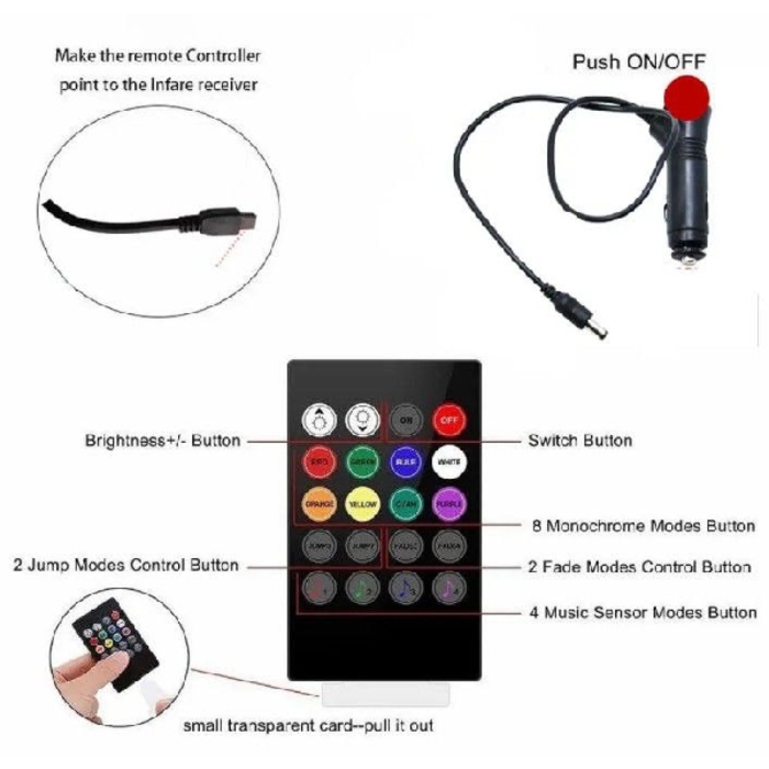 ភ្លើងដាក់ក្នុងឡាន ញាក់តាមភ្លេង