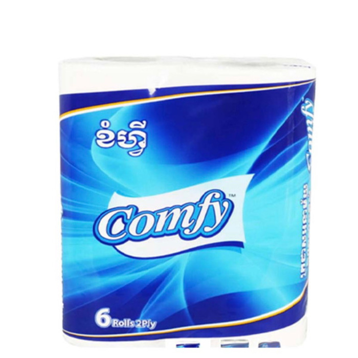 Comfy Toilet Paper 6 Rolls - 1 Pack