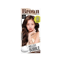 ថ្នាំកក់ប្តូរពណ៌ MISE EN SCENE Hello Bubble Brown