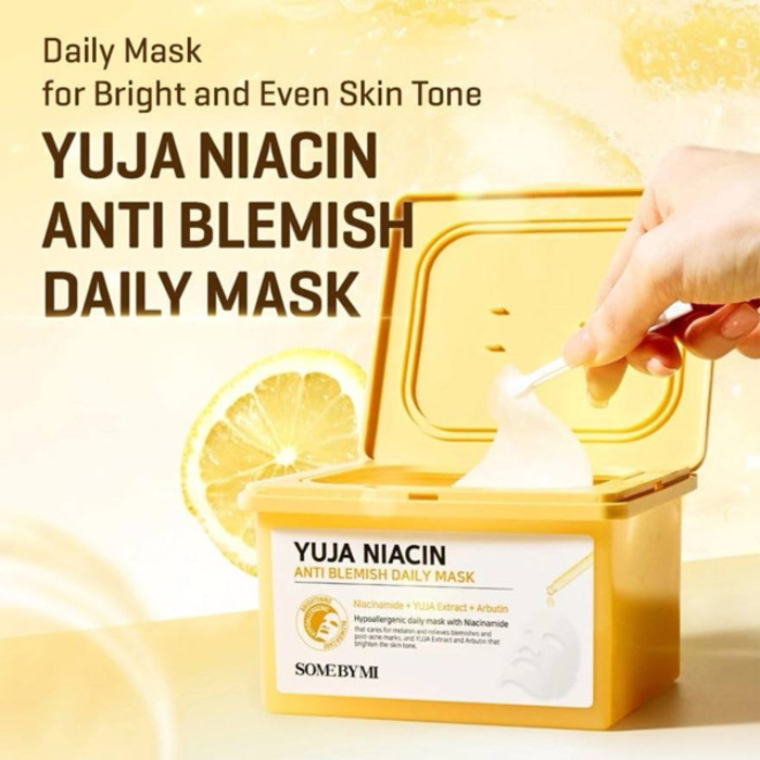 [SOME BY MI ]YUJA NIACIN ANTI BLEMISH DAILY MASK