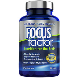 FOCUS factor Nutrition for the Brain 180 tablets.