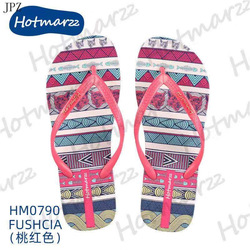 Hotmarzz Fish And Cat Pink Flip Flop