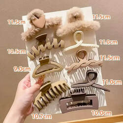 New Autumn and Winter Large Hair Claw Clip, High-End Women's Hair  