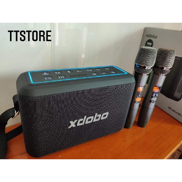 Xdobo X8 Pro Karaoke with 2​ Microphones - Black