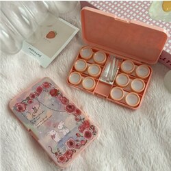 Florist Contact Lens Case 6pairs/ប្រអប់ដាក់លេនភ្នែក