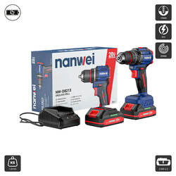 ម៉ូទ័រស្វានប្រើថ្ម 10 លី (D8213) Cordless Electric Drill 10MM 50NM 2AH 
