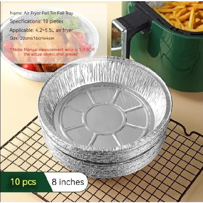 10PCS Aluminum Bowl 8 Inches