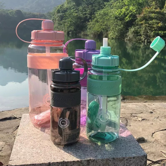 Water Bottles with Straw 