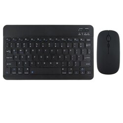 ឈុត Keyboard + Mouse Bluetooth ប្រើថ្មសាកទាំង២