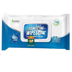 YUNIKU BABY DISINFECTING WET WIPE-60'S