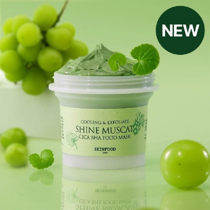 SKINFOOD Shine Muscat Cica BHA Food Mask