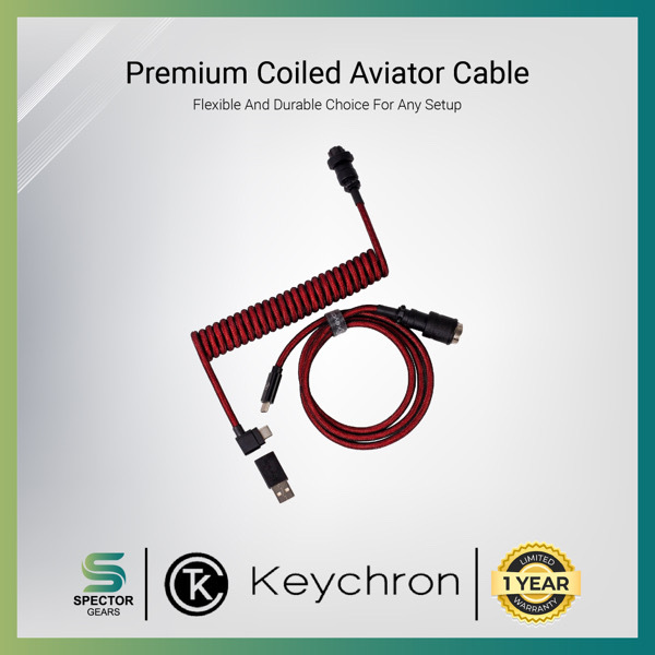 Keychron Premium Coiled Aviator Cable