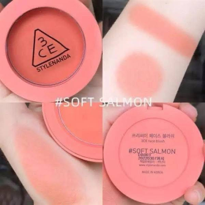 3CE mood recipeface blush #Soft Salmon