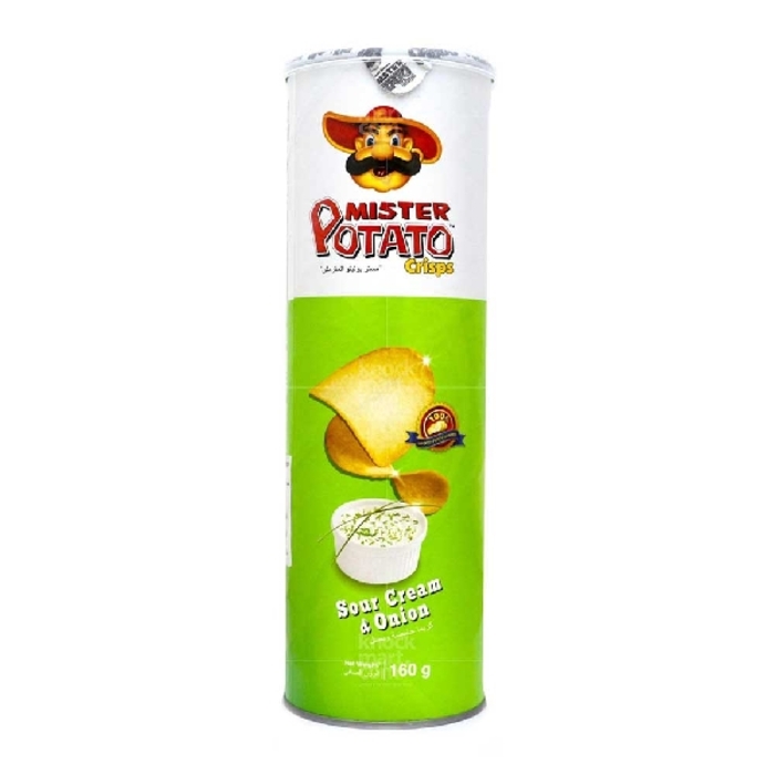 MISTER POTATO Crisp Sour Cream & Onion 100g