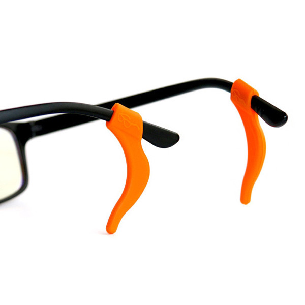 Anti-Slip Silicone Glasses Ear Hooks - 4 Pairs Mixed Colors