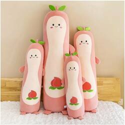 Peach long pillow