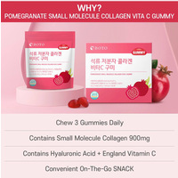 BOTO Superfood Pomegranate Small Molecule Collagen Vita C Gummy