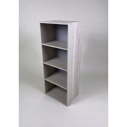 JAPANHOME 4-Tier Shelves Cabinet - Light Wood 