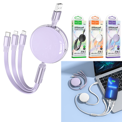 HOCO X78 3in1 Cable Charger (Micro + iPhone + Type-C) BC9313
