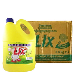 Lix Dishwashing Liquid 3.8KG - 4 Bottles