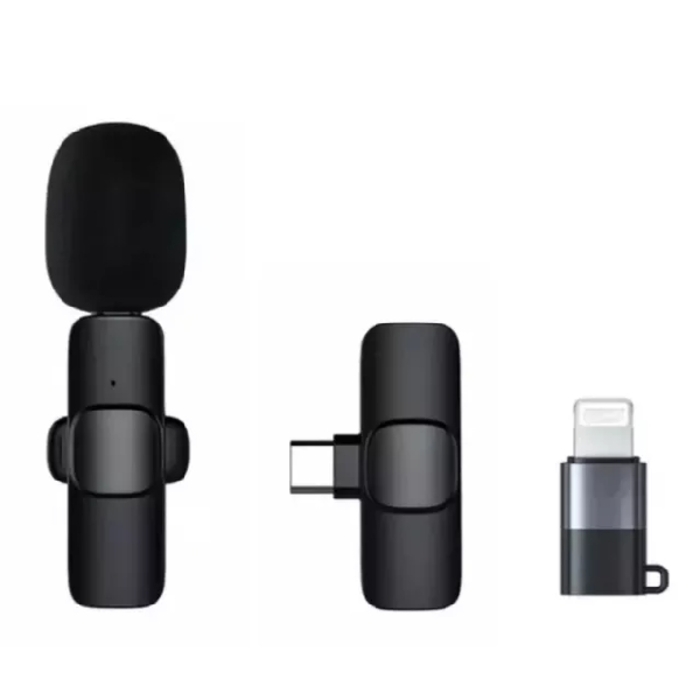 Wireless Microphone iPhone & Samsung 2in1 Lightning & Type-C