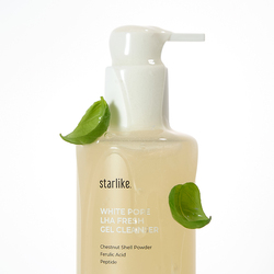 STARLIKE WHITE PORE LHA FRESH GEL CLEANSER