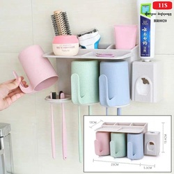 Toothbrush and Toothpaste Holder BR0020