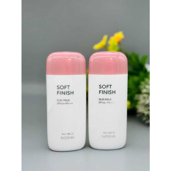 2PCS - MISSHA Soft Finish Sun Milk SPF50+ PA+++