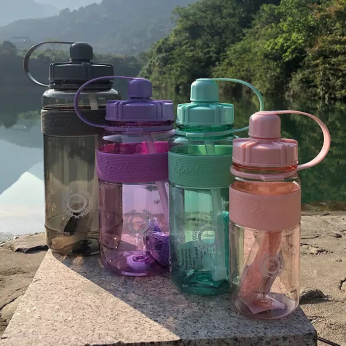 Water Bottles with Straw 