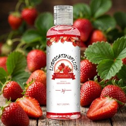 BY Strawberry Lube ទឹករំអិលក្លិនស្ត្របឺរី 200ml