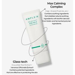 Ampoule N Solar Shot Zinc Mild Sun Cream SPF 50+ PA++++ 40ml (Net 1.35 fl.oz.) 
