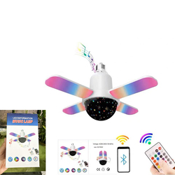 LED Club Deformation Music Lamp Colorful + Remote (BC9286)