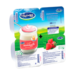 Angkor Milk Strawberry Yogurt 100g