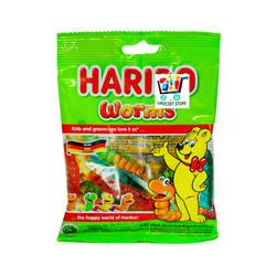 HARIBO WORM GUMMY-80G