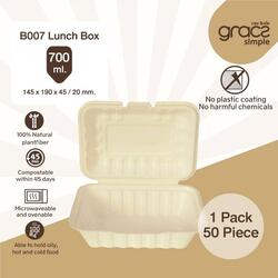 B007 Gracz Lunch Box 700ml 50pcs