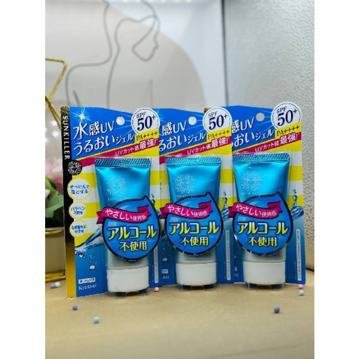 3PCS - KISSME Sunkiller Perfect Water Essence Alcohol Free SPF50+ PA++++