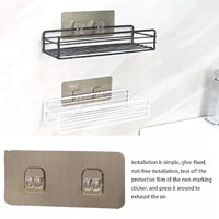 6pcs Self Adhesive Wall Hook For Bathroom Kitchen 