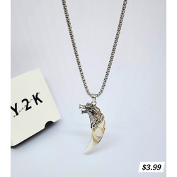 Wolf Teeth Pendant Necklace