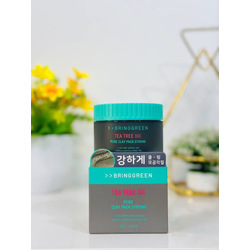Bring green tea tree cica pore clay pack strong 