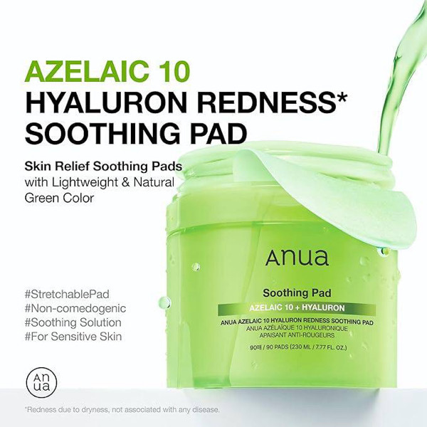 [Anua] AZELAIC 10 HYALURON REDNESS SHOOTING PAD