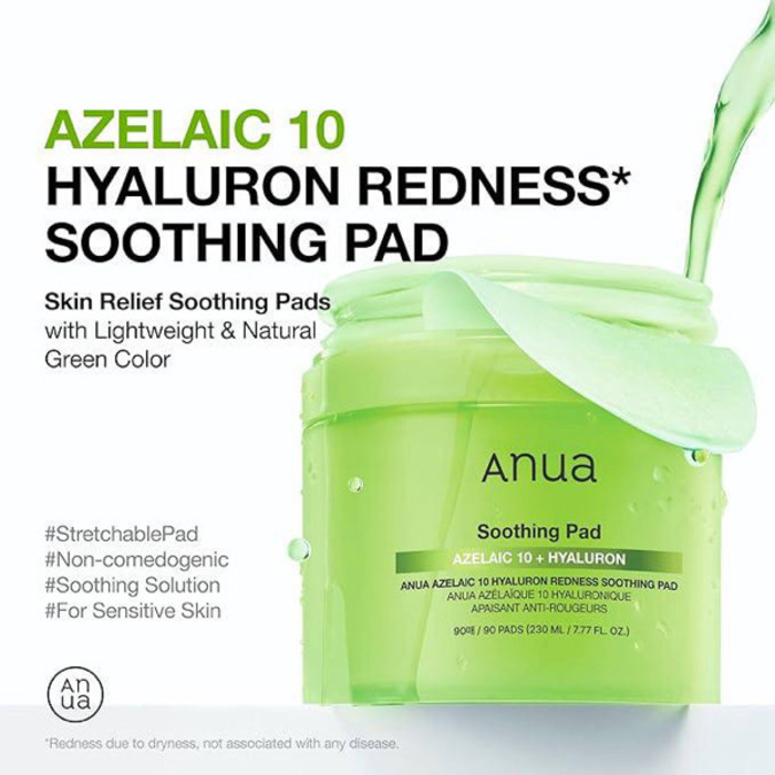 [Anua] AZELAIC 10 HYALURON REDNESS SHOOTING PAD