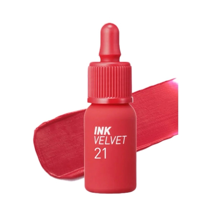 Peripera Ink Velvet - #21 Vitality Coral Red